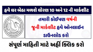 GSEB SSC HSC Duplicate Marksheet Online