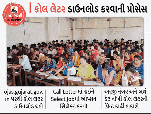 Gujarat LRD Call Letter 2021