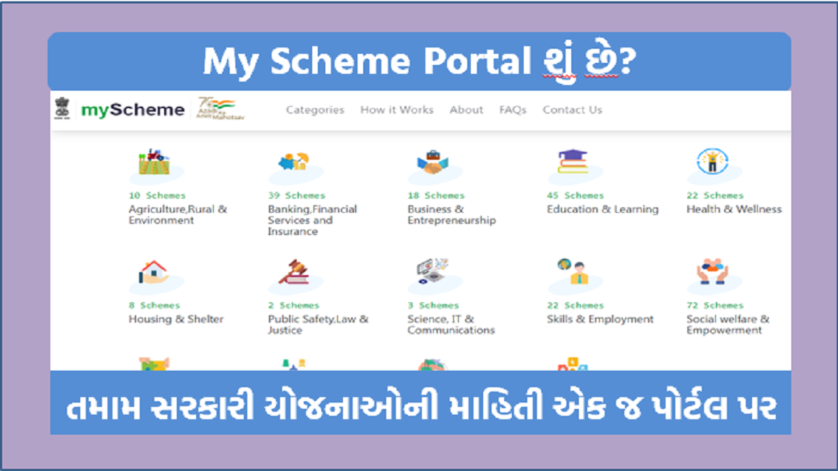 My Scheme Portal શું છે | તમામ સરકારી યોજનાઓની માહિતી | myscheme.gov.in