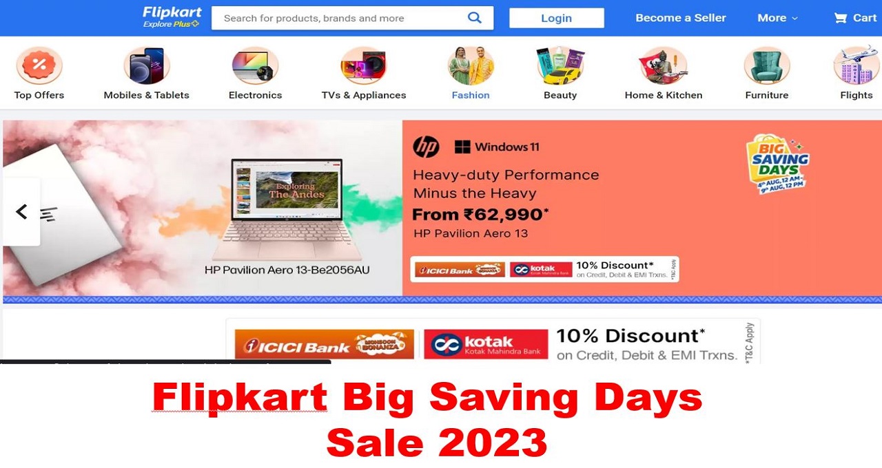 Flipkart Big Saving Days Sale 2023