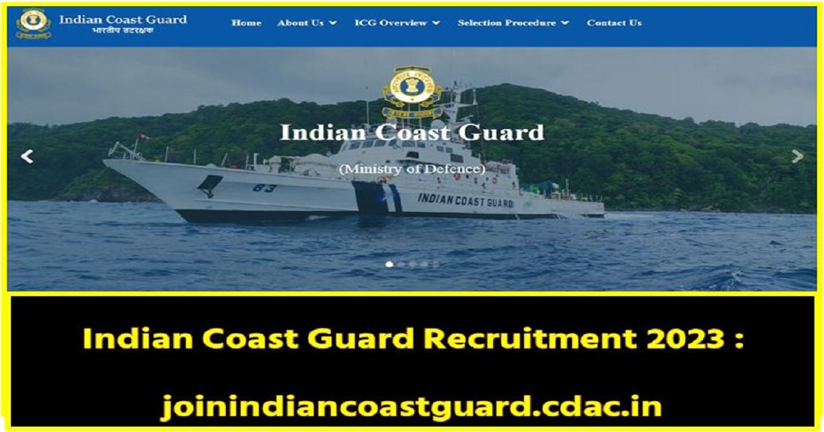 Indian Coast Guard Reqrutment 2023