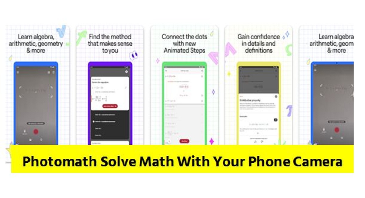 Photomath Solve Math With Your Phone Camera