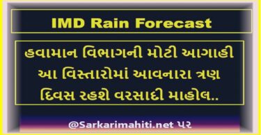 IMD Rain Forecast