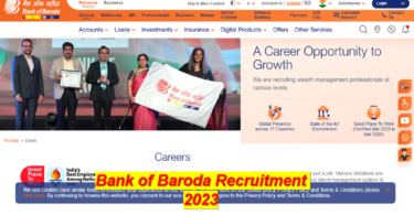 Bank of Baroda Recruitment 2023| Apply Online | Notification | Eligibility | Last Date